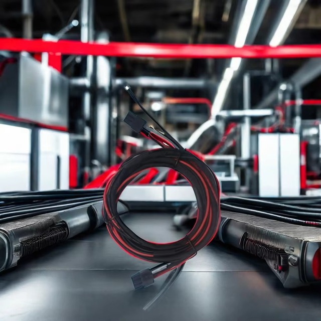 Industrial Control 10105 18AWG Twisted Wire Assembly 4.2 Pitch Red Black Stranding XLPE Data Power Supply Shielding Cable