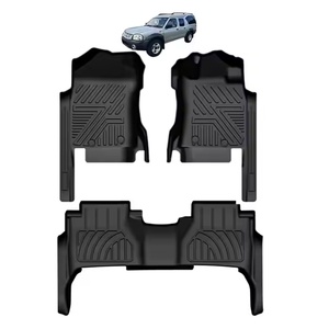 Hot Selling All Weather Waterproof Anti-Slip 5D TPE Custom Fit Floor Liners Right Hand <b>Driver</b> for Nissan Navara Car Carpet Mats - Product Image 3