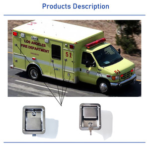 Nhà Máy Trực Tiếp Thép Không Gỉ Bảng Điều Chỉnh Ổ Khóa HJ Đánh Bóng Máy Phát Điện Tán Bảng Điều Chỉnh Cửa Chốt Cửa Xe Cửa Chốt Mái Chèo Khóa - Product Image 5