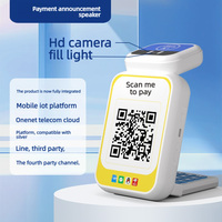 Sistema POS de Pago 4G WIFI con Código QR Estático, Pago en la Nube, Altavoz con Transmisión de Voz, Soporte SDK, Altavoz de Caja con Función Tap-to-Pay