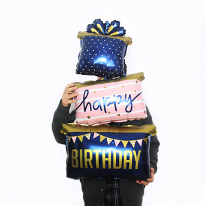 <span class=keywords><strong>Ballon</strong></span> à trois couches pour gâteau, en aluminium, décoration <span class=keywords><strong>de</strong></span> fond pour fête d'anniversaire, nouvelle collection, 1 pièce - Product Image 2