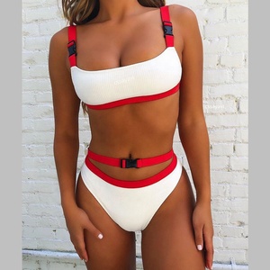 , Chica en Bikini, Sexy Traje De baño para las <span class=keywords><strong>mujeres</strong></span> <span class=keywords><strong>con</strong></span> hebillas De plástico Traje De baño Mujer - Product Image 3