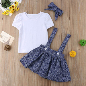 ชุดเดรสเด็กทารก เสื้อผ้าเด็กขายส่ง ชุดเอี๊ยมเด็กผู้หญิงสำหรับฤดูร้อนจากจีน - Product Image 5