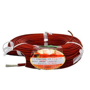 Triumph Factory direct sales AGRP 6MM 56/0.30TS silicone fiberglass rubber braided wire for free sample