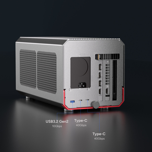 Thunderbolt 4 85W PD egpu Dock <span class=keywords><strong>Card</strong></span> đồ họa bên ngoài bao vây cho chơi game và máy trạm - Product Image 5