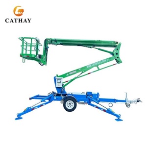 Hydraulic Articulated Telescopic Towable Spider <strong>Boom</strong> <strong>Lift</strong> with Bucket - Product Image 6