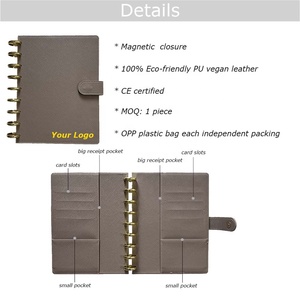 Yihe superventas 10 colores pequeño Saffiano cuero disco encuadernado B5 planificador de presupuesto como vida estética presupuesto/<span class=keywords><strong>Agenda</strong></span>/organizador - Product Image 5