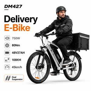 Bicicleta Eléctrica de Montaña DM427, 750W, 48V27AH, 27.5'', 108km de Autonomía, Bicicleta Eléctrica de Carga con Doble Suspensión para Adultos - Product Image 1