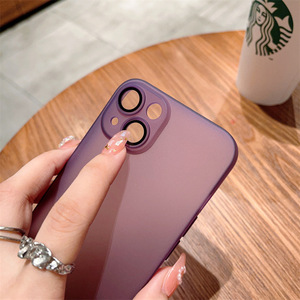 Coque ultra-fine mate avec film de protection d'objectif intégré, antichoc, pour iPhone 16 Pro Max 15 14 13 12 - Product Image 3