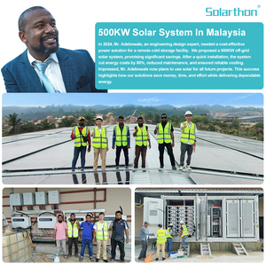 แผงโซลาร์เซลล์ Solarthon 550W แบบ Shingled สำหรับระบบกักเก็บพลังงานภายในบ้าน - Product Image 6