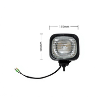 Phare avant de chariot élévateur 12-24V, ampoule H3 compatible avec Heli Hangcha
