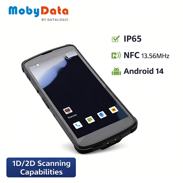 Mobydata SA99 IP67 Waterproof PDA Device Rugged Handheld PDA Portable Barcode Scanner