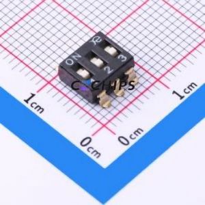 DSIC03LSGER DIP Switch Switch ( Number of Switch Sections: 3 )( Lead Spacing: 2.54mm ) - Product Image 1