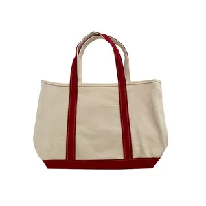 Custom Printed Cotton canvas tote bag 30-40 cm fabric rectangular Shopper bags tote bag gd quality