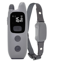 Collier de dressage pour chien à distance, étanche IPX7, 16 niveaux de choc, 180 jours d'autonomie avec clé de verrouillage pour l'obéissance canine - Vente Flash