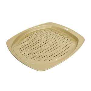 Plaque de cuisson en acier <span class=keywords><strong>au</strong></span> carbone antiadhésive pour frites surgelées avec trous d'aération, compatible lave-vaisselle et <span class=keywords><strong>four</strong></span> - Product Image 3