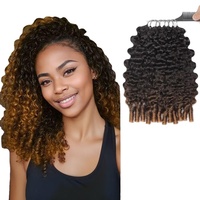 Vente en gros Ombre T30 #   Extensions de cheveux humains bouclés birmanes en crochet, pré-séparées, sans nœuds, pour tressage, en vrac, directement de l'usine