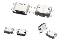 Connecteur femelle Micro USB Type C, prise de charge, réparation de dock, acier inoxydable