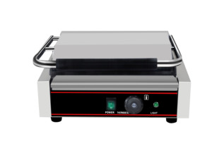 2200W électrique sans fumée en acier inoxydable 201 antiadhésif <span class=keywords><strong>Panin</strong></span> Contact Grill Commercial Sandwich Maker pour la cuisine - Product Image 4