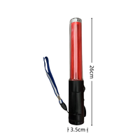 Maxroad MR-TB-026 LED Traffic Baton ABS 26cm Airport Control Warning Clignotant Rechargeable Magnétique Traffic Wand Stick Light