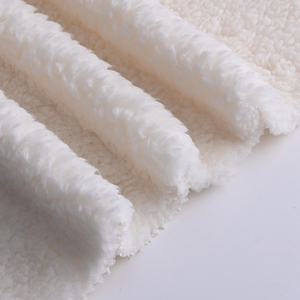 Mềm Polyester Dệt Kim Sherpa Lông Cừu Lông Thú Vải Bởi Các Sân Lông Cừu Chăn Chất Liệu - Product Image 2