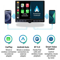 LODARK N5 Pro, Sistema de Navegación GPS para Auto con Pantalla Táctil de 13 Pulgadas y Botones, Android 14, UIS7865 Octa Core 12nm, 2K QLED, DSP 36EQ, CarPlay