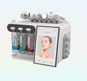 Máquina Facial de Dermabrasão Hidrogênio com Jato de Oxigênio H2O2, Dispositivo de Microdermoabrasão para Cuidados com a Pele e Analisador de Pele - Product Image 3