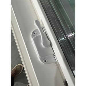 Fenêtres UPVC en gros, fenêtre à guillotine simple en vinyle, blanche ou noire, coulissante verticalement, <span class=keywords><strong>verre</strong></span> trempé - Product Image 4