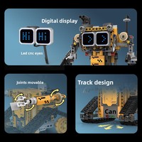 Juguete Educativo de Construcción con Bloques de Plástico, Control Remoto, Programación Robótica, Torque 5 en 1, Pantalla Digital, Funciona con Batería