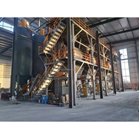 Centrale mobile de mortier sec pour la fabrication de mortier et la ligne de production de mortier pour le secteur de la construction