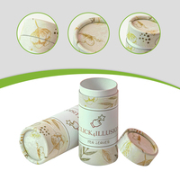 Boîte cylindrique rigide personnalisée haut de gamme en matériaux recyclés biodégradables avec doublure en éponge, pelliculage mat et gaufrage, réutilisable pour le café