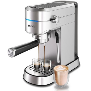 Cafetera Manual de Acero Inoxidable PANCERKA, Máquina de Espresso Semiautomática para Uso Doméstico, Fuente de Alimentación para Automóviles - Product Image 3