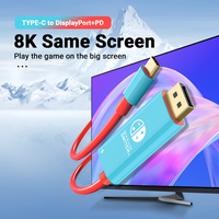 Câble USB C vers HD THCD12, adaptateur Type C vers HDTV, cordon de charge PD 2M pour Switch 2 OLED ROG Ally Steam Deck, ordinateur portable, accessoire de jeu