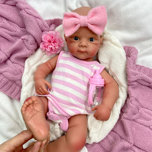 Muñecas Reborn Personalizadas de 21 Pulgadas, de Silicona, Cuerpo Completo, Ojos Abiertos, Muñecas Reborn con Peso, Suaves y Abrazables, para Artistas, Regalo para Niños - Product Image 4