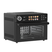 Four à air multifonctionnel avec convection 1800W, four grille-pain numérique à convection combiné avec modes rôtissoire et déshydratation