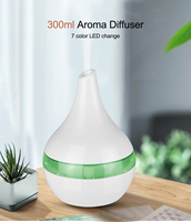 Vente directe du fabricant en gros USB nouveau produit vase humidificateur machine d'aromathérapie 300ml diffuseur de pétales d'huile essentielle