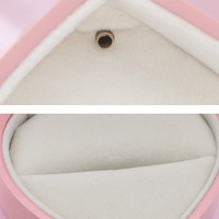 Vente en gros Boîtes à bijoux de luxe rose avec lumière LED emballage pour bague de mariage et collier/médaillon