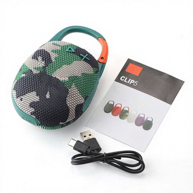 Foreign Trade Hot CLIP5 for 5.3 Waterproof Dustproof Drop-proof Mini Portable Outdoor Small Speaker Subwoofer Built-in Mic