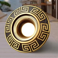 Downlight LED Rond Vintage en Laiton 6W 8W 10W 12W 14W Vestibule Allée Salon