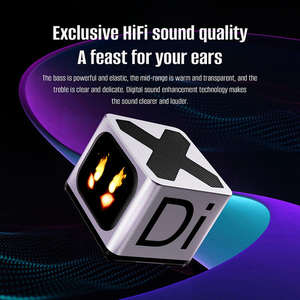 Haut-parleur portatif de Bluetooth de la CE ROHS avec l'écran tactile, petit haut-parleur intelligent stéréo sans fil mini Subwoofer mignon avec l'affichage de paroles - Product Image 4