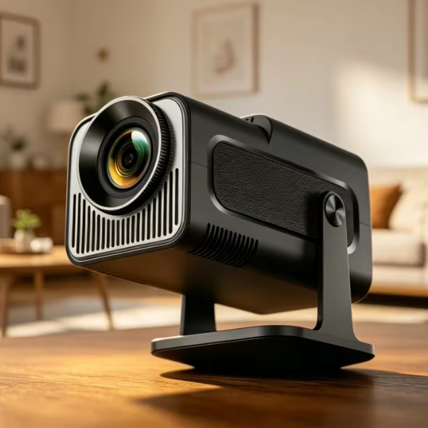 HY320 Mini Projector 150ANSI Native 720P 4K 1+8G Auto Keystone Smart Projector Wireless Screen Mirroring Portable Home Theater