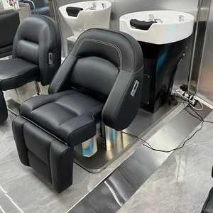Suministro de fábrica: Sillón de cuero para salón, cama reclinable para lavado de cabello, cama con lavacabezas, cama con tazón para lavado de cabello - Product Image 2