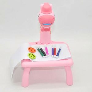 Tableau de dessin technique musical Deer Art avec projecteur de diapositives et torche, jouet pour enfants - Product Image 4