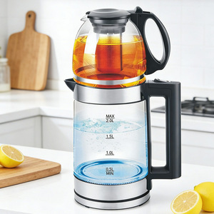 Electric <b>Tea</b> <b>Kettle</b> 2.0L Double Wall Glass Automatic Shut Off Keep Warm - Product Image 4