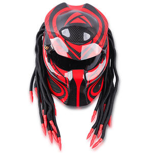 Nouveauté Protection complète <span class=keywords><strong>Film</strong></span> de masque en fibre de carbone Predator Casque intégral en carbone - Product Image 4