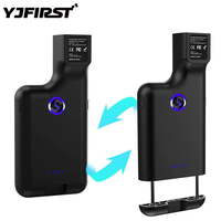 Mini Lector de Códigos de Barras QR 2D Portátil, Escáner de Códigos de Barras Inalámbrico de Mano con Clip para Teléfono Celular YJ-6606