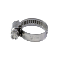 Collier de serrage pour radiateur de bâtiment standard YDS en acier inoxydable 304, hydraulique, métrique, largeur de bande 9 mm, vis hexagonale 7 mm, 16-25 mm