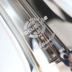 Instrument de trompette en laiton <span class=keywords><strong>Mellophone</strong></span> de marche laqué or de haute qualité - Product Image 4