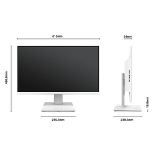 Ordinateur de bureau tout-en-un <span class=keywords><strong>Lenovo</strong></span> 27 pouces (I5 12450H 16 Go de RAM 512 Go de SSD Clavier et souris sans fil Windows 11 officiel) Blanc - Product Image 5