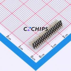 PZ1.27-US2S-19A Pin Header SMD,P=1.27mm Connector ( Pin Structure: 2x19P )( Pitch: 1.27mm )( Row Spacing: 1.27mm ) - Product Image 2